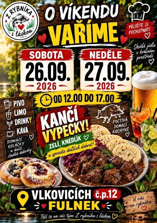 O víkendu vaříme