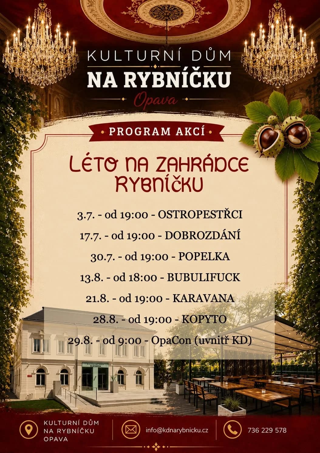 LÉTO na zahrádce Rybníčku